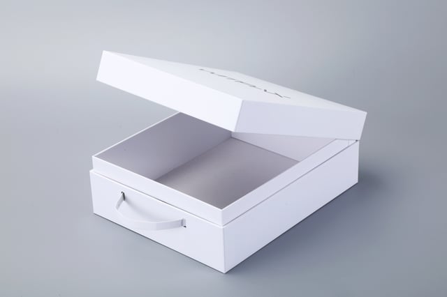 Portable hinged-lid shoulder box